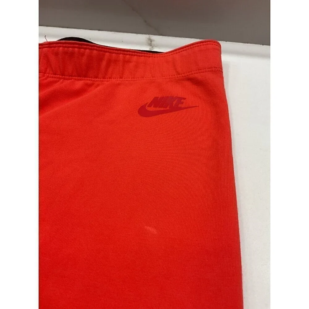 Nike Just Do It Orange Leggings M